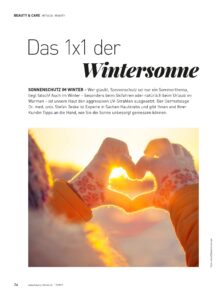 Sonnenschutz: Das 1x1 der Wintersonne